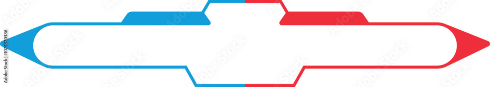 Obraz premium VS (Versus) Scoreboard Empty Banner