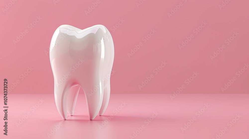 Shiny white tooth Shiny white tooth