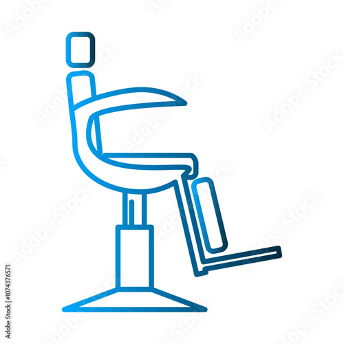 Chair Barbershop icon template