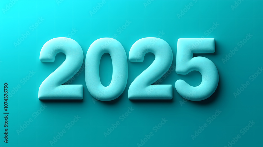 2025 New Year in Clean and Modern Style
