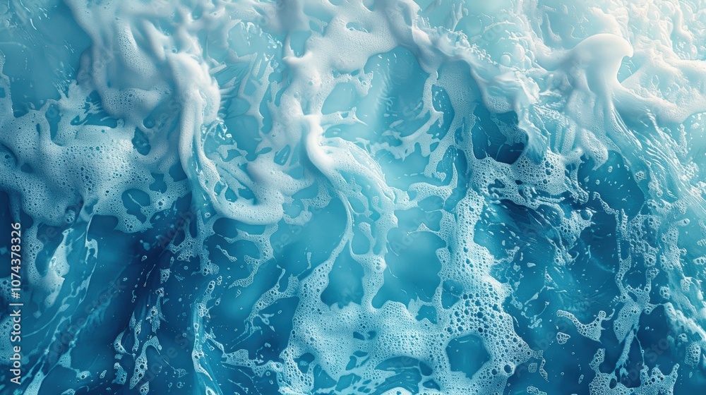 Closeup of foamy water Closeup of foamy water