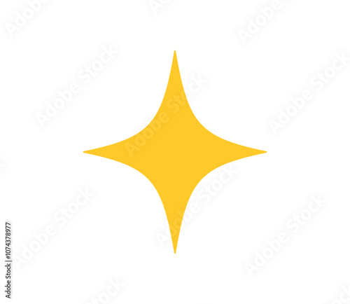 キラキラマークのアイコンイラスト　ベクター
