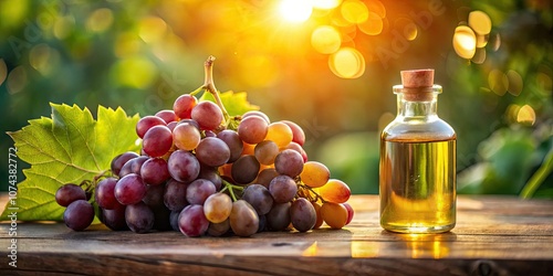 Organic Skin Care with Grape Seed Oil and Berries - Silhouette Photography