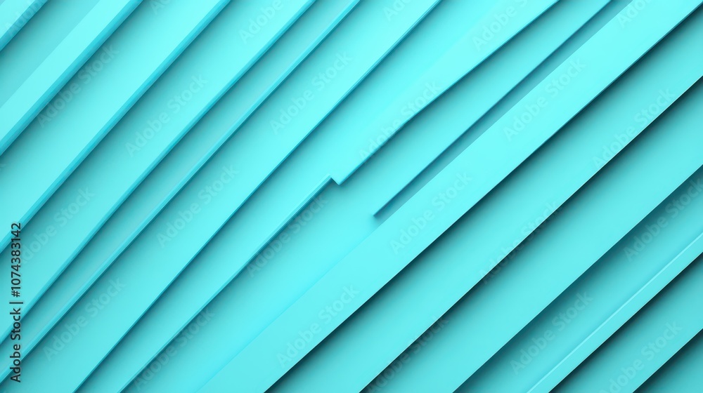 Fototapeta premium A vibrant turquoise background showcasing layered textures, ideal for modern designs and creative projects.