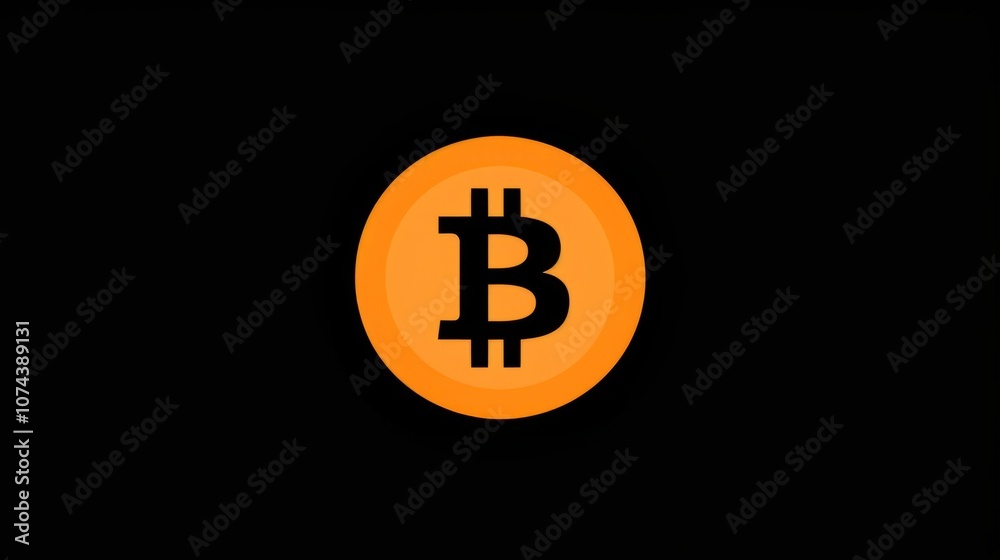 Bitcoin,a stack of gold coins, virtual currency Bitcoin,a stack of gold coins, virtual currency