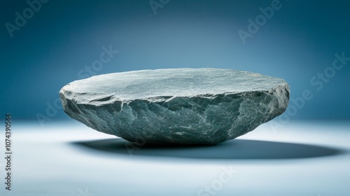 Exploring the majestic beauty of rocks, a stunning closeup of texture, formation, and geological wonders on pristine white background photo