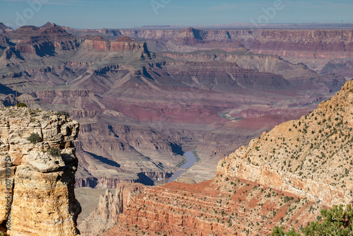 Golden hour at Grand Canyon National Park, Arizona. High quality picture for download. photo