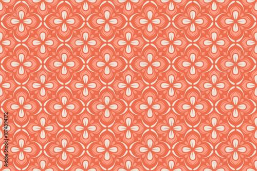 Flowers Seamless Pattern in Pastel Color