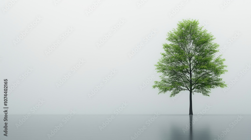Obraz premium Detailed of tree on white background.