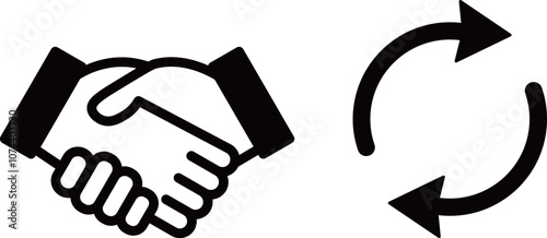 握手　アイコン