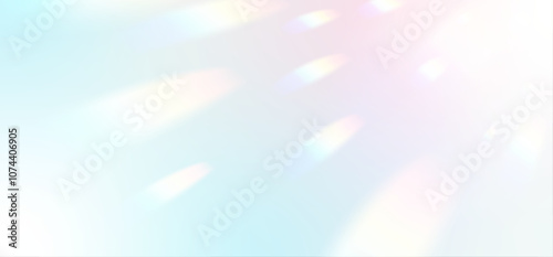 Image background of a prism shining in seven colors	
