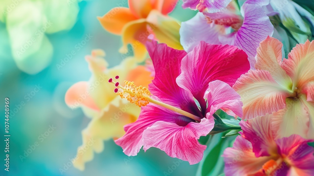 Vibrant Tropical Flowers