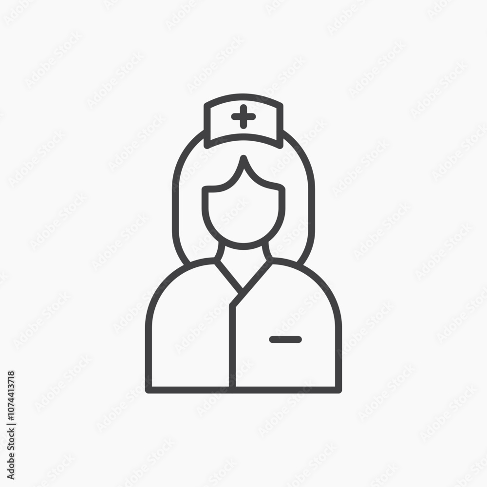 Obraz premium Nurse Icon