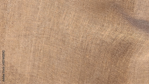 Brown burlap cloth background or sack cloth for packing