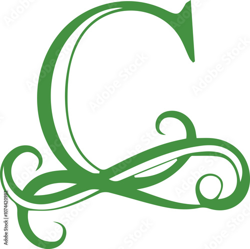 Alphabet art color signs letters design