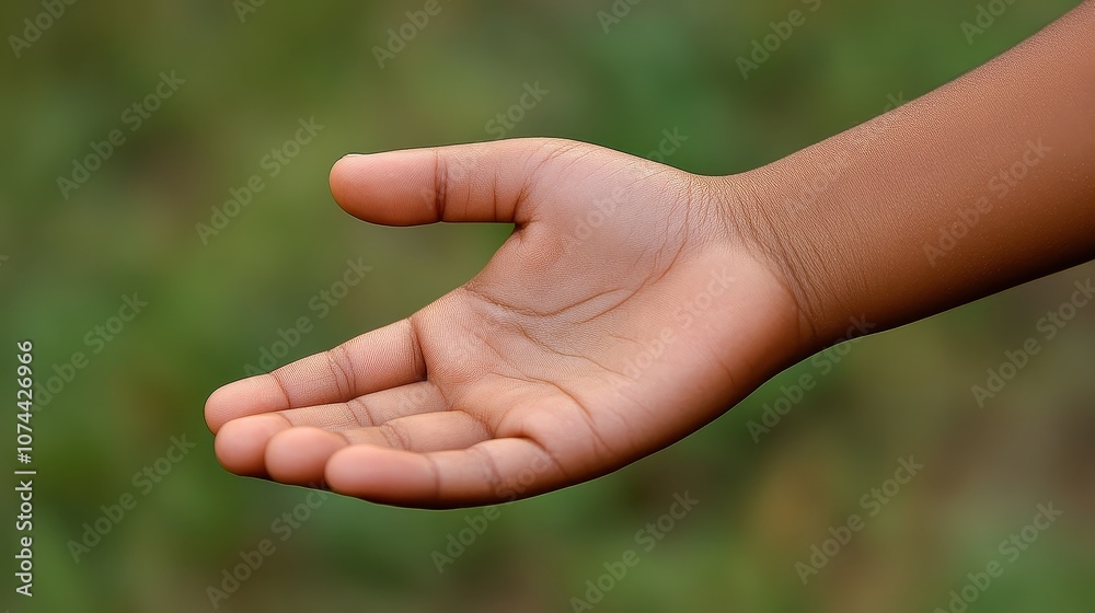 Close-up of an open hand. Perfect for concepts of giving, receiving, and hope. Close-up of an open hand. Perfect for concepts of giving, receiving, and hope.