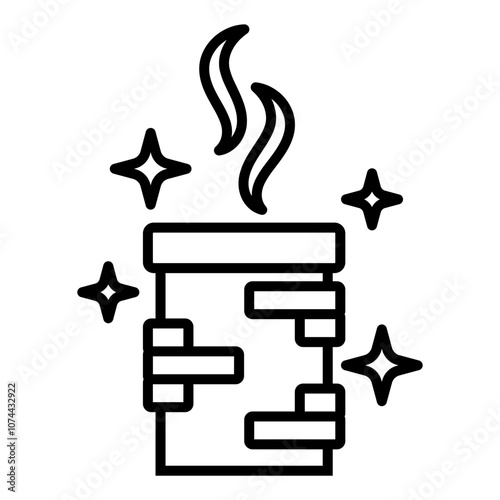 Chimney Cleaning Service Icon