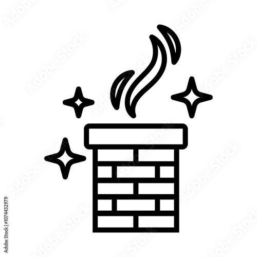 Chimney Cleaning Service Icon