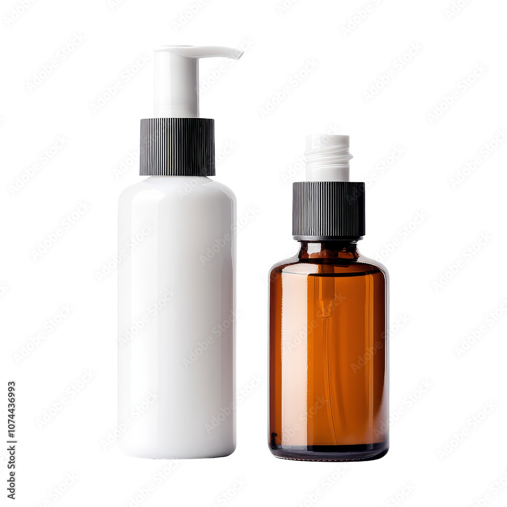 Cosmetic product display studio photography white background close-up beauty concepts