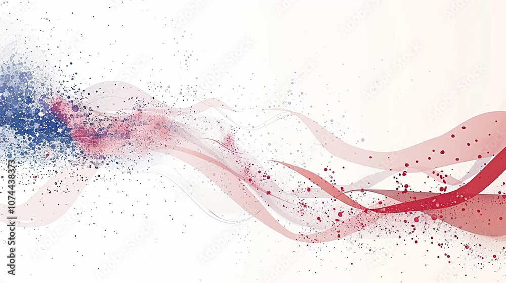 USA independence day abstract background with elements of the american flag in red and blue colors USA independence day abstract background with elements of the american flag in red and blue colors