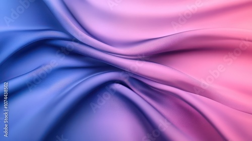 A stunning wave of soft fabric in vibrant pink and blue hues, perfect for backgrounds or stylish designs.