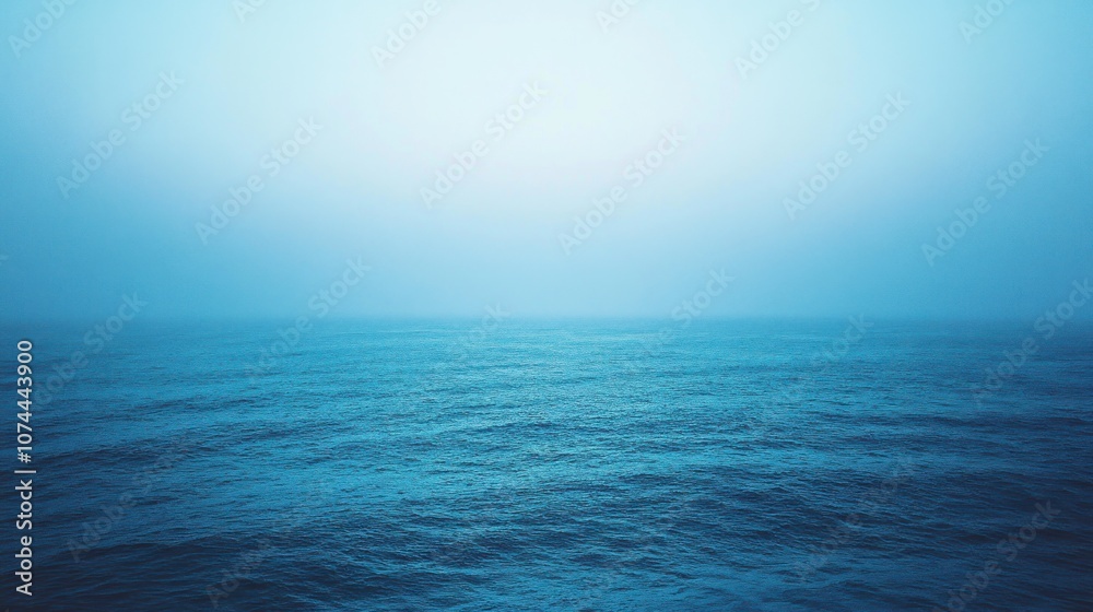 Obraz premium Gradient background with a sky-inspired blend of light blue to deep navy, mimicking a clear sky fading into night