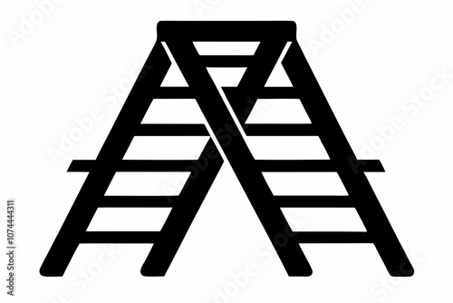 ladder silhouette, ladder vector silhouette