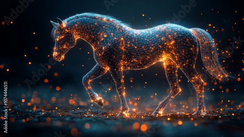 Glowing Horse