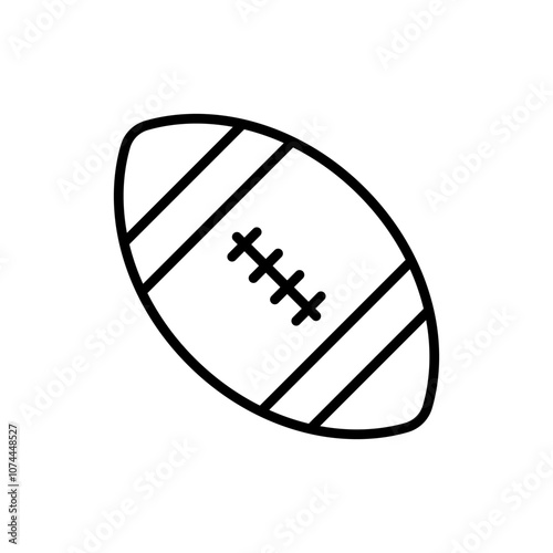 American football icon vector design element templates