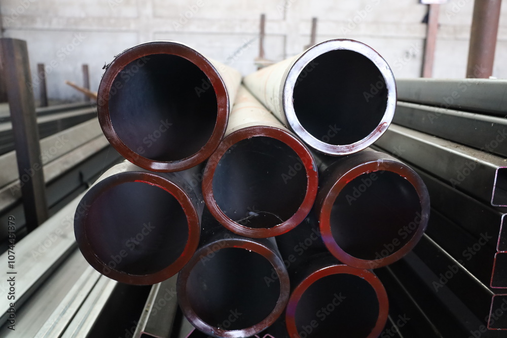 steel pipe product group square pipe Construction steel products such as black steel pipes, image ideas, examples of steel products.metal warehouse industry, delivery to customers. steel pipe product group square pipe Construction steel products such as black steel pipes, image ideas, examples of steel products.metal warehouse industry, delivery to customers.