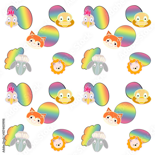 seamless pattern with animals