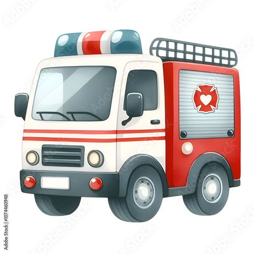Wallpaper Mural Cute Firefighter Clipart, Watercolor Firetruck Clipart, Helmet, Dalmatian, Extinguisher, Hydrant, Station for Scrapbooking, Card Making
 Torontodigital.ca