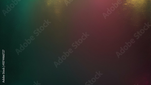 neon Deep Burgundy, Forest Green, Gold glowing gradient background, a soft grainy noise texture with shimmering highlights and Smooth Transitions for a dynamic effect