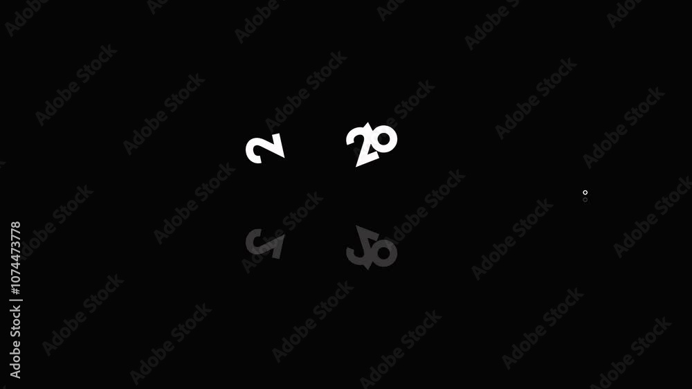 2026 text bouncing animation , happy new year 2026 ,4k footage video 2026 text bouncing animation , happy new year 2026 ,4k footage video