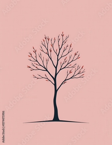 tree with pink flowers