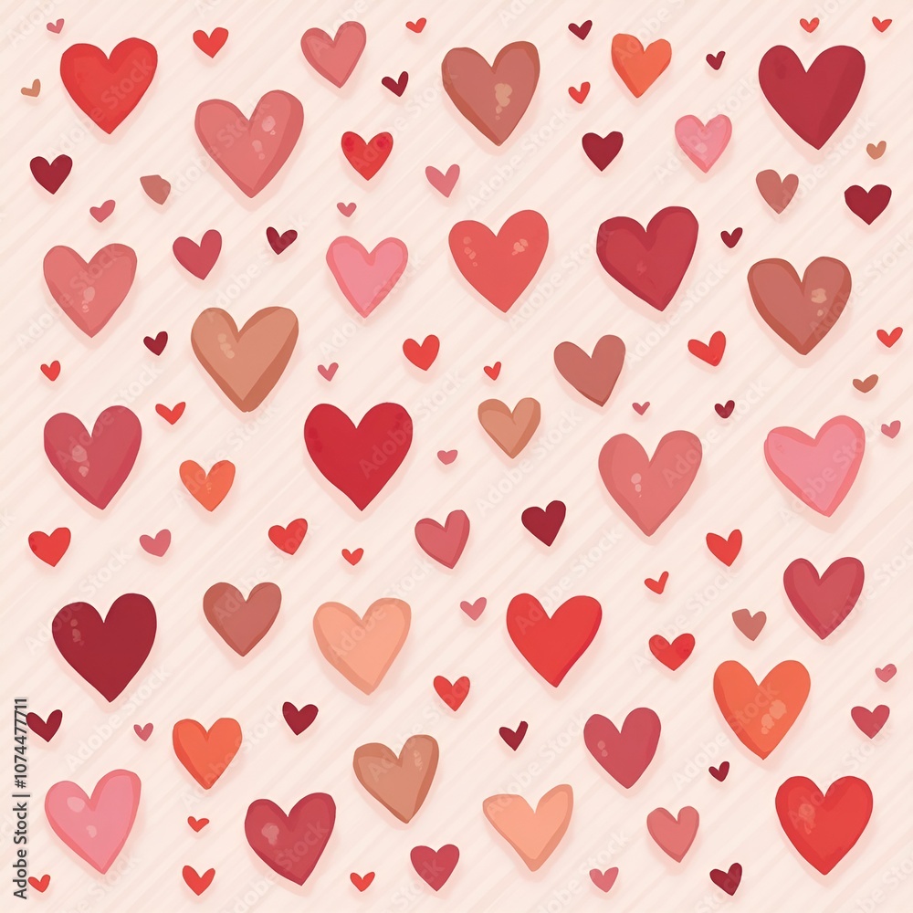 seamless pattern with hearts seamless pattern with hearts