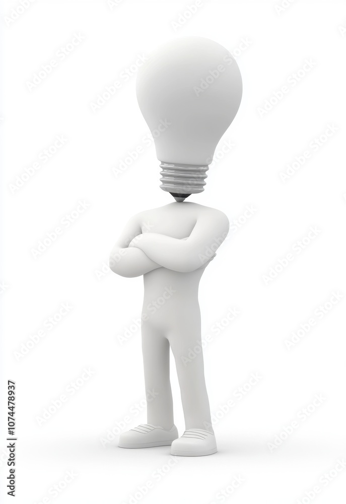 Lightbulb Man. Lightbulb Man.
