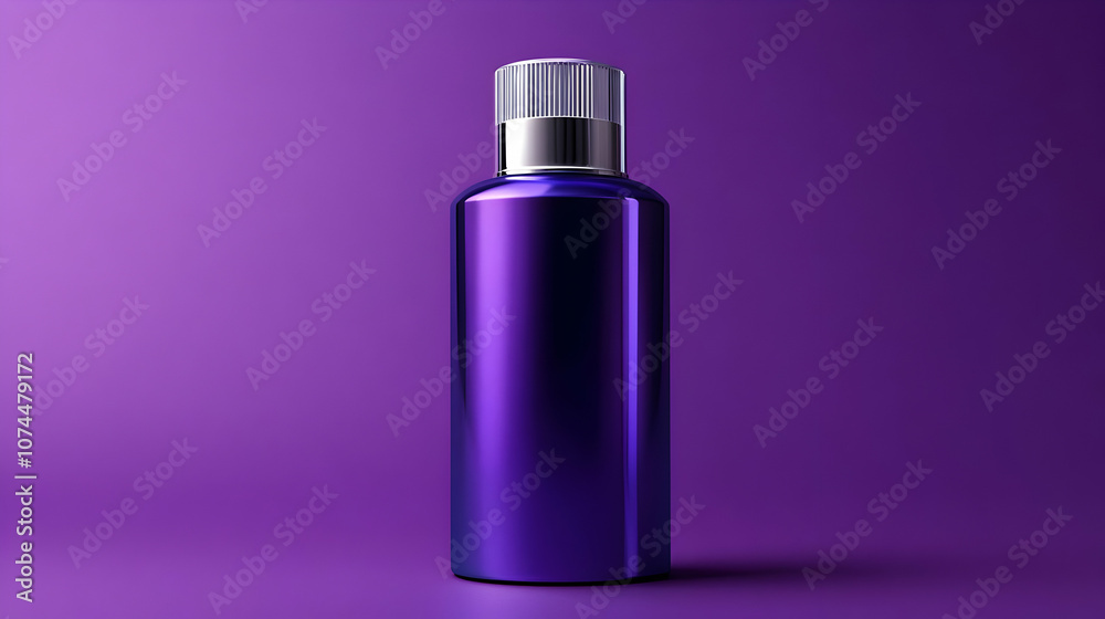 Metallic Purple Spray Bottle 3D Render Metallic Purple Spray Bottle 3D Render