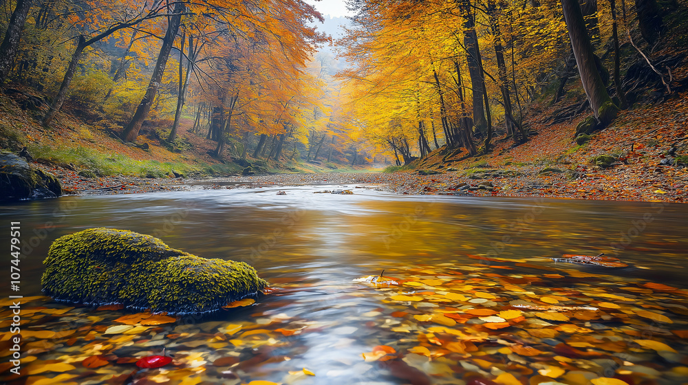 Obraz premium River Landscape