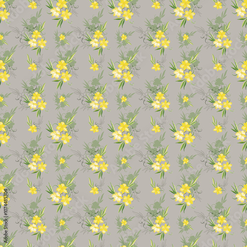 12 Seamless Pattern Set, Watercolor Flowers, Scrapbook Paper, Flowers, Fabric, Beautiful Backgrounds, Pastel Colors