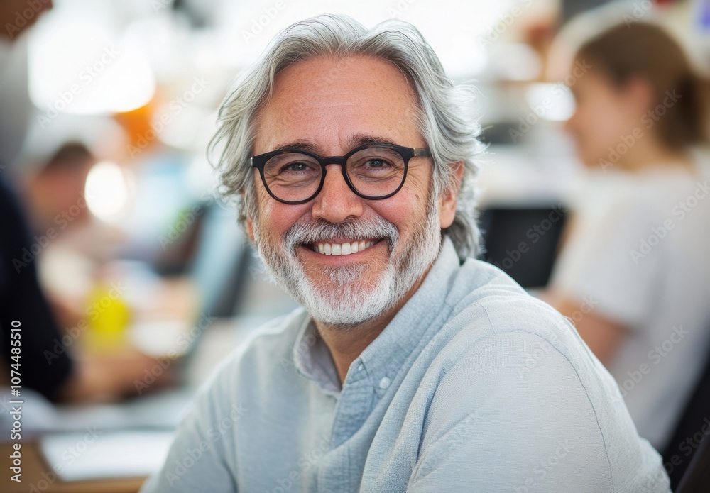 Smiling Senior Man. Smiling Senior Man.