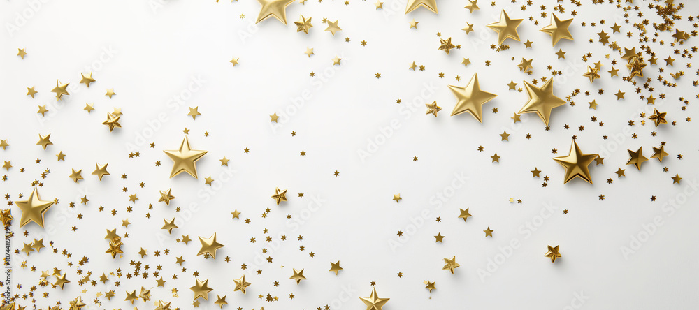 gold stars sparkling confetti on white background 1 gold stars sparkling confetti on white background 1