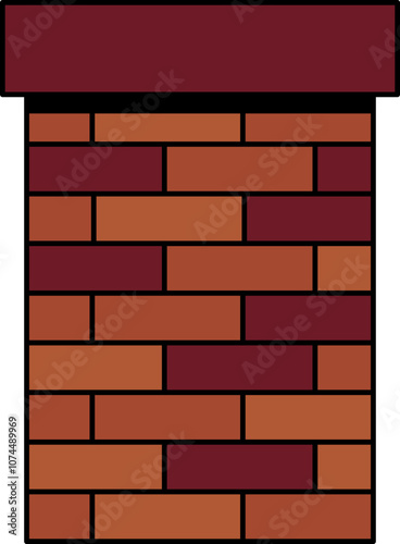 Flat Chimney Illustration