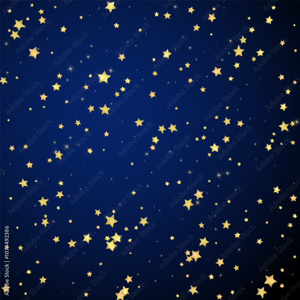 Magic stars vector overlay. Gold stars scattered Magic stars vector overlay. Gold stars scattered