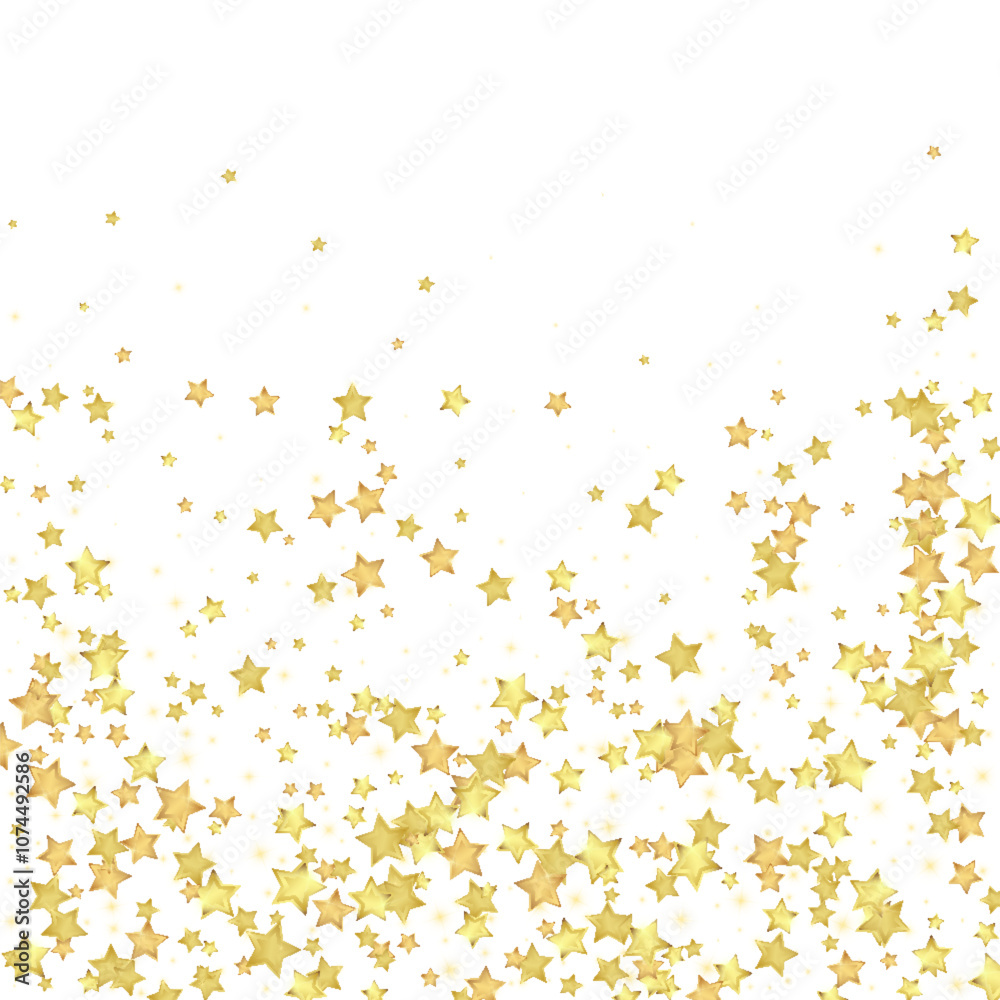 Magic stars vector overlay. Gold stars scattered Magic stars vector overlay. Gold stars scattered
