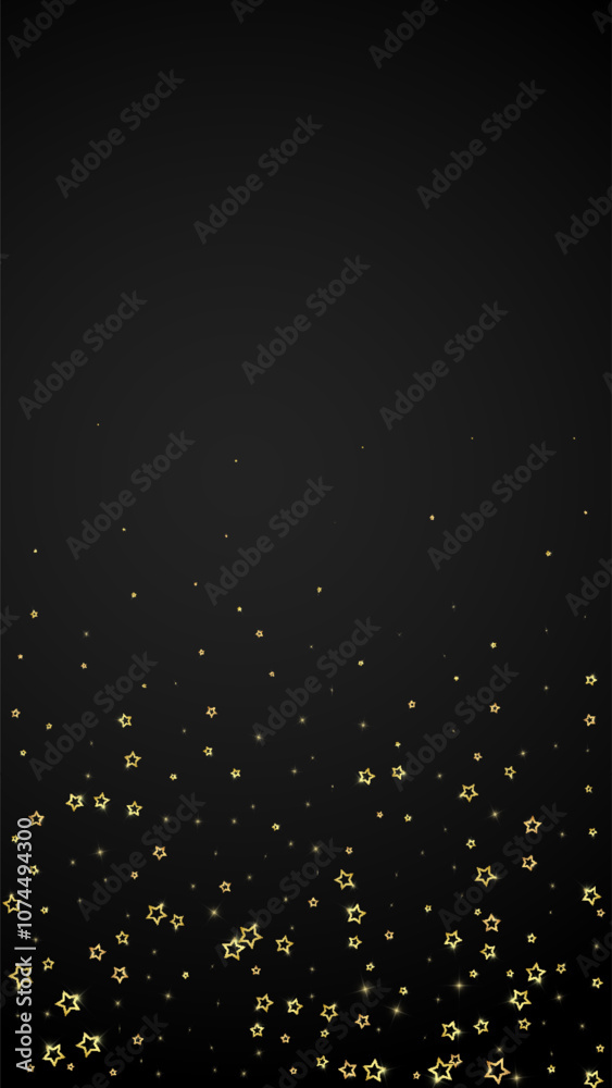 Obraz premium Christmas stars vector overlay.