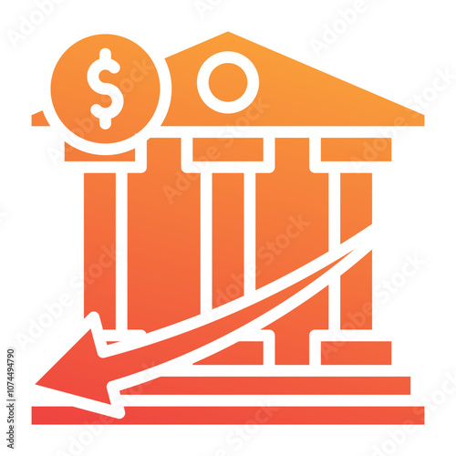 Economic Downturn Icon