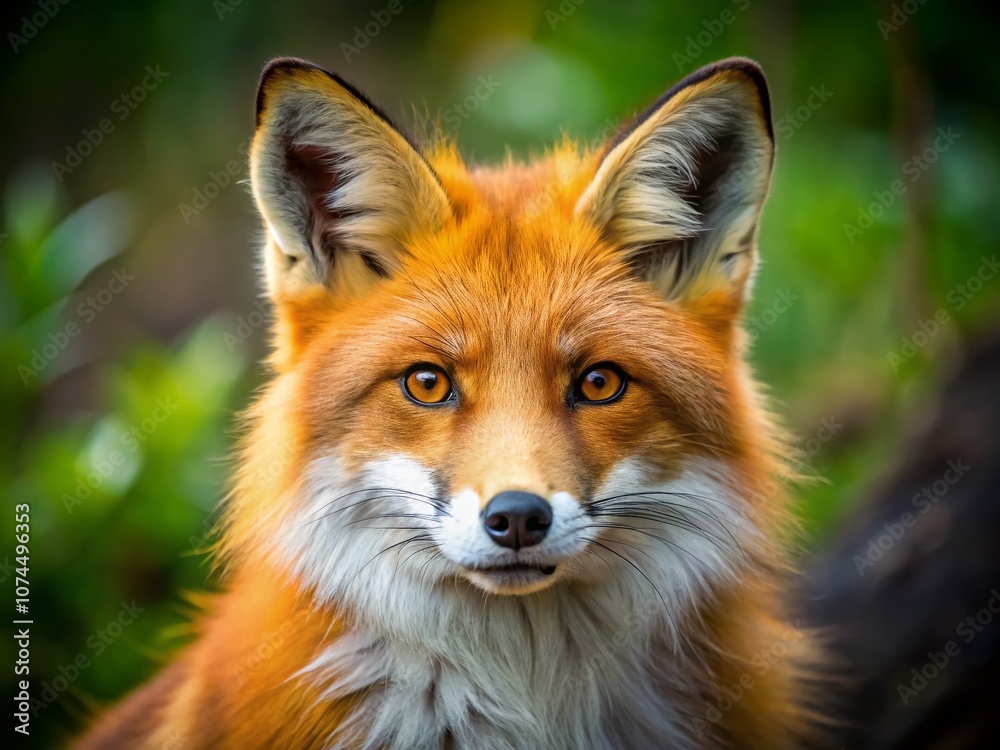 Funny Red Fox in Kamchatka: A Close-Up Portrait of a Beautiful Orange-Coated Animal in Its Natural Habitat, Showcasing the Unique Wildlife of Europe and Nature's Charm Funny Red Fox in Kamchatka: A Close-Up Portrait of a Beautiful Orange-Coated Animal in Its Natural Habitat, Showcasing the Unique Wildlife of Europe and Nature's Charm