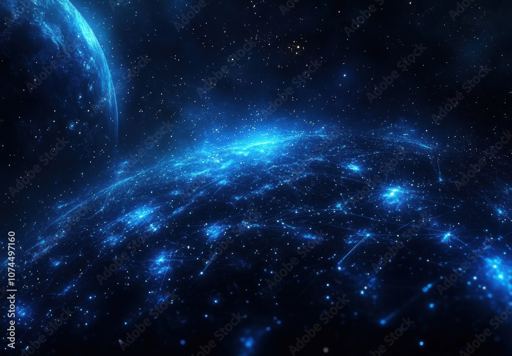 Fototapeta premium Cosmic Network.