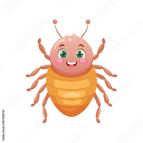 Lice Insect Bug Animal Animation Kawaii Character Pest
